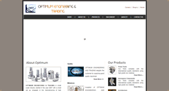 Desktop Screenshot of optimumengg.com